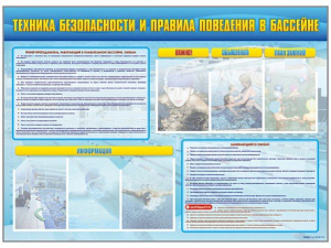Стенд-уголок "Техника безопасности и правила поведения в бассейне" - fgospostavki.ru - Чита