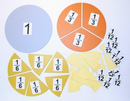 Набор магнитных карточек "Доли и дроби - 3" - fgospostavki.ru - Чита