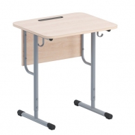 Стол одноместный ученический на круглой трубе - fgospostavki.ru - Чита