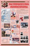 Плакат "Великая Отечественная война: Крах гитлеровского плана «молниеносной войны» " - fgospostavki.ru - Чита