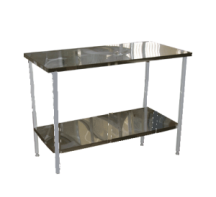 Стол на металлическом каркасе с полкой 900*1200*750(900) - fgospostavki.ru - Чита