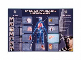 Электрифицированный стенд "Вредные привычки: наркомания" - fgospostavki.ru - Чита