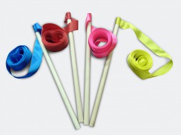 Лента атласная на деревянной палочке (10 метров) - fgospostavki.ru - Чита