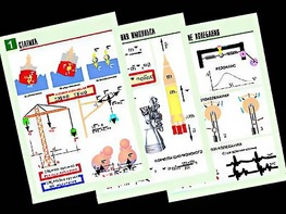 Комплект таблиц "Механика. Законы сохранения. Колебания и волны" (8 таблиц, формат А1, ламинированные) - fgospostavki.ru - Чита