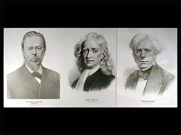 Стенд - портреты физиков (35 штук, формат А3) - fgospostavki.ru - Чита