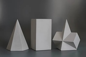 Набор гипсовых геометрических тел (15 штук) - fgospostavki.ru - Чита