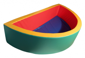 Бассейн с шариками полукруглый (без рисунка) - fgospostavki.ru - Чита