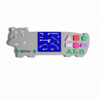 Бизиборд «Волшебный бегемотик» - fgospostavki.ru - Чита