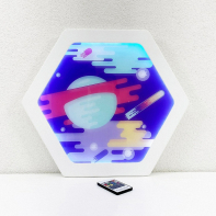 Декоративная тактильная панель с подсветкой - «Сатурн» - fgospostavki.ru - Чита