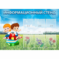 Стенд информационный с 6 карманами - fgospostavki.ru - Чита