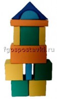 Мягкий модуль-конструктор "Городок" (12 элементов) - fgospostavki.ru - Чита