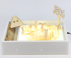 Световой планшет для рисования песком Белый - fgospostavki.ru - Чита