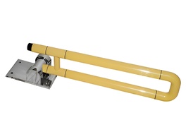 Поручень откидной с антибактериальным покрытием (желтый) - fgospostavki.ru - Чита