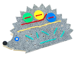 Игра-шнуровка для слабовидящих детей "Ежик" - fgospostavki.ru - Чита