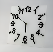 Часы тактильные настольные с крупными цифрами - fgospostavki.ru - Чита