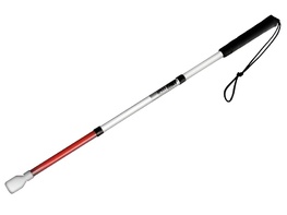 Трость складная графит детская на крючке 85 сантиметров (3 светоотражающих звена) - fgospostavki.ru - Чита