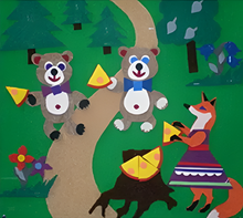 Пособие для слабовидящих детей - Театр-сказка "Два жадных медвежонка" - fgospostavki.ru - Чита