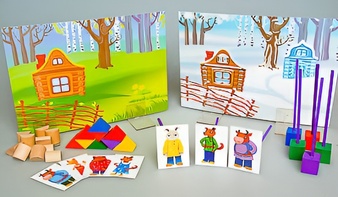 Игровой набор Фребеля "Заюшкина избушка" (серия "Сказочный мир". Выпуск 1) - fgospostavki.ru - Чита