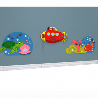 Комплект бизибордов «Подводный мир» 3 в 1 - fgospostavki.ru - Чита