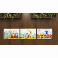 Комплект настенных панелей «Стройка» - fgospostavki.ru - Чита