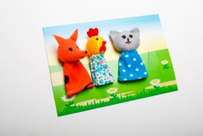 Пальчиковый театр "Кот, петух и лиса" - fgospostavki.ru - Чита
