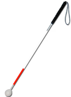 Трость телескопическая графитовая с вращающимся наконечником в виде шара - fgospostavki.ru - Чита