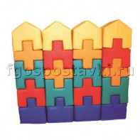 Мягкий модуль-конструктор "Строитель" (20 элементов) - fgospostavki.ru - Чита