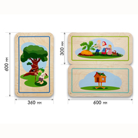 Набор стеновых панелей «Мир сказки - У Лукоморья» - fgospostavki.ru - Чита