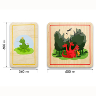 Набор стеновых панелей «Мир сказки - Волшебные герои» - fgospostavki.ru - Чита