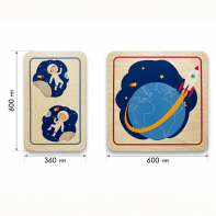 Набор стеновых панелей «Мы в Космосе - Первый полёт» - fgospostavki.ru - Чита