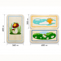 Набор стеновых панелей «Природа нашего края - Прогулка» - fgospostavki.ru - Чита