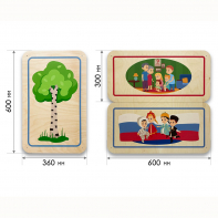 Набор стеновых панелей «Символы России - Традиции» - fgospostavki.ru - Чита
