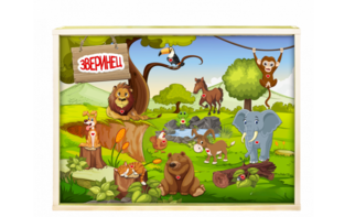 Интерактивная светозвуковая панель «Зверинец» - fgospostavki.ru - Чита