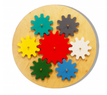 Бизиборд «Цветные шестеренки» - fgospostavki.ru - Чита