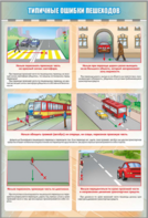 Стенд "Типичные ошибки пешеходов" - fgospostavki.ru - Чита