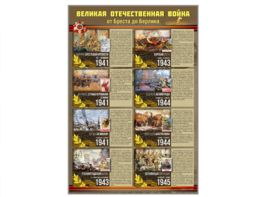 Стенды "Великая Отечественная война от Бреста до Берлина" - fgospostavki.ru - Чита
