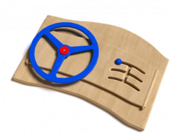 Дидактическая панель с автомобильным рулем - fgospostavki.ru - Чита