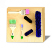 Тактильно-развивающая панель с мягкими кисточками - fgospostavki.ru - Чита