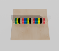 Тактильно-развивающая панель с разноцветными кругами - fgospostavki.ru - Чита