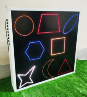 Панель интерактивная со светящимися цветными фигурами - fgospostavki.ru - Чита