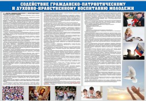 Стенд "Содействие гражданско-патриотическому и духовно-нравственному воспитанию молодежи" - fgospostavki.ru - Чита