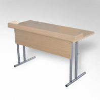 Стол ученический 'Школьник' для кабинета химии с бортиком  - fgospostavki.ru - Чита