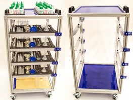 Мобильная стойка для хранения наборов ГИА по химии - fgospostavki.ru - Чита