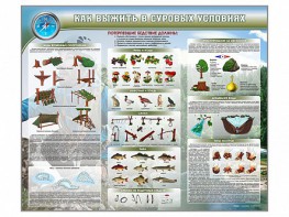 Стенд "Как выжить в суровых условиях" - fgospostavki.ru - Чита