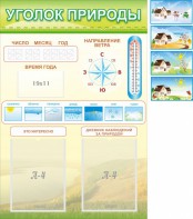 Стенд "Уголок природы" Вариант 2 - fgospostavki.ru - Чита