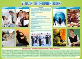 Стенд "Уголок профориентации" - fgospostavki.ru - Чита