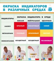 Стенд "Окраска индикаторов в различных средах" - fgospostavki.ru - Чита
