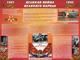 Стенд "Великая война Великого народа" Вариант 2 (6 блоков) - fgospostavki.ru - Чита