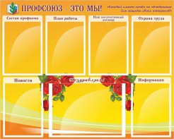 Стенд "Профсоюз-это мы!" - fgospostavki.ru - Чита
