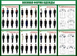 Стенд "Военная форма одежды" - fgospostavki.ru - Чита